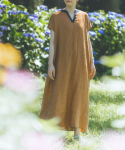 ▲fog linen work / 別注 SHERRY ワンピース