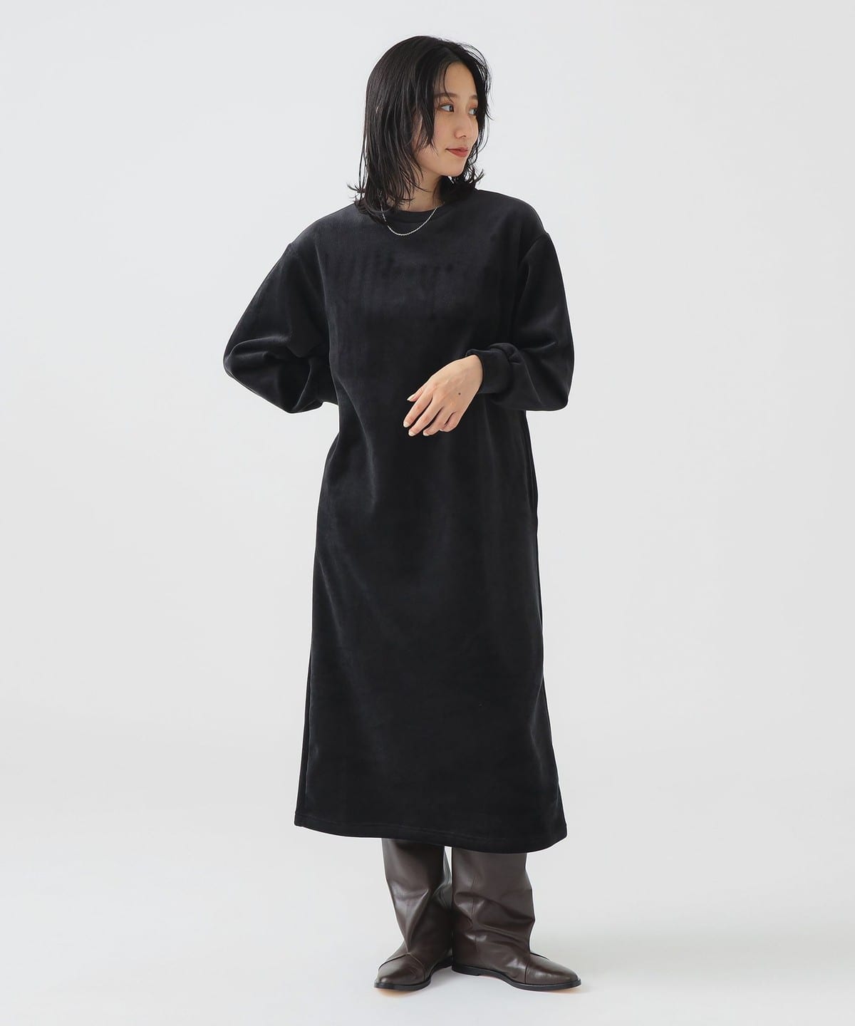 コール ワンピース ワンピース WOMEN BLACK ONE SIZE コール ワンピース ワンピース WOMEN BLACK ONE SIZE