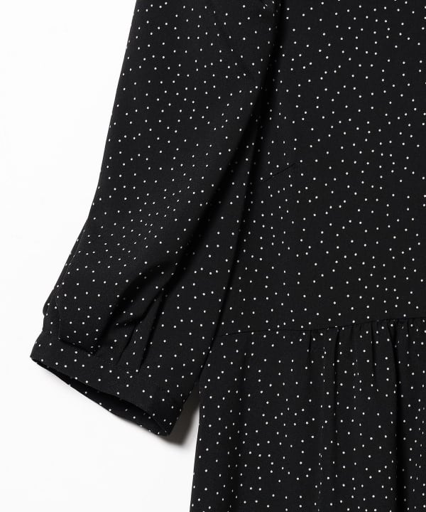 美品B:MING by BEAMS ロングワンピース ドット柄 サイズM B:MING by BEAMS（ビーミング by ビームス）B:MING by BEAMS