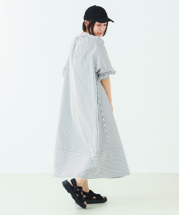 BEAMS GOLF ストライプ フード付きワンピース 85260008647_C_1.jpg