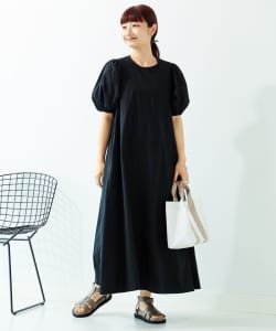 ボリュームスリーブ ワンピース