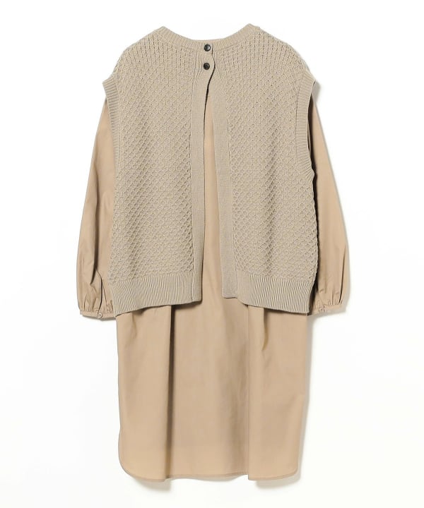 ビームスワンピース、チュニック B：MING by BEAMS ワンピース カットマキシ ワンピース（S〜M