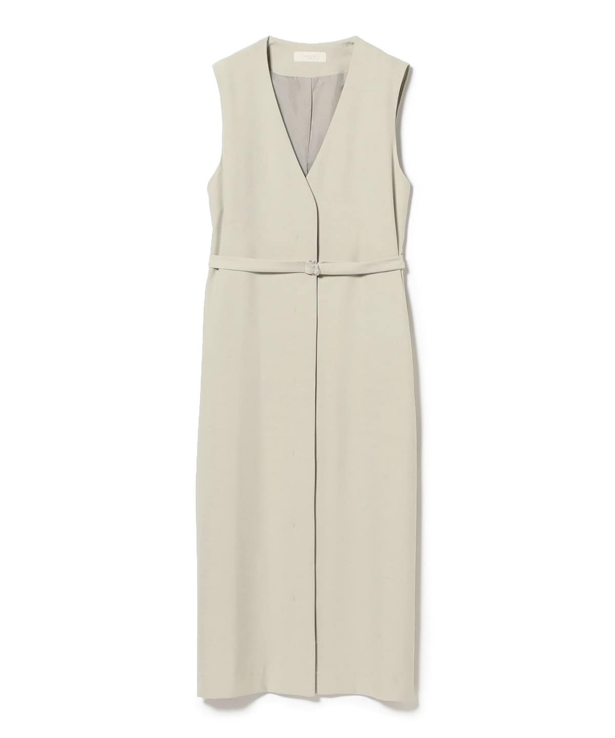 Vネック ジレ ワンピース(S M) ワンピース WOMEN LIGHT BEIGE M Vネック ジレ ワンピース(S M) ワンピース WOMEN LIGHT BEIGE M