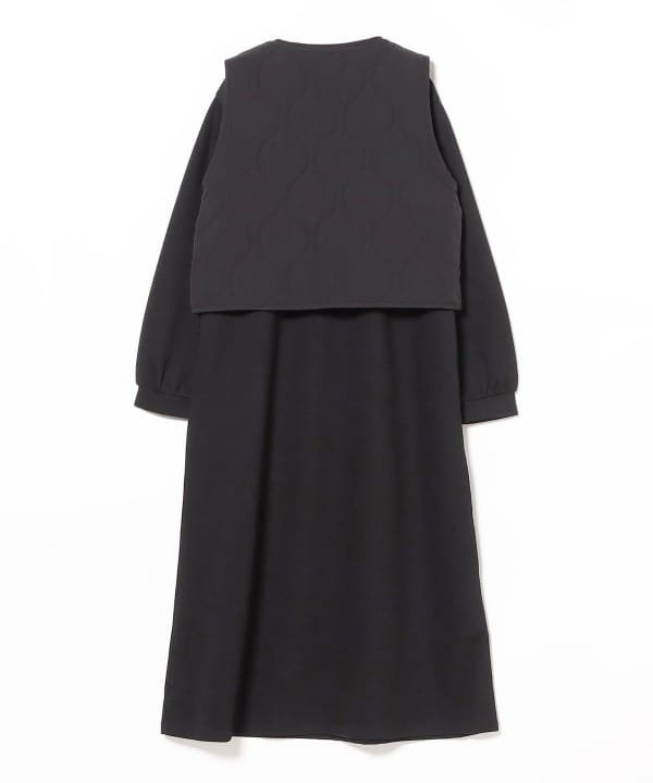 B:MING by BEAMS（ビーミング by ビームス）キルト Vネック ベスト