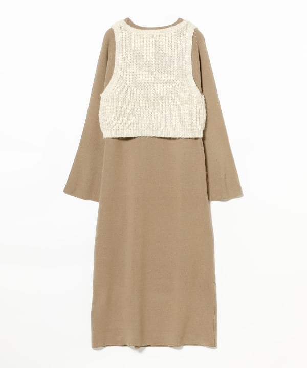 お値下げ中　★新品・未使用★　BEAMS　ビスチェ　ニット B:MING by BEAMS（ビーミング by ビームス）スパンコール ニット