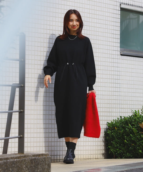 B:MING by BEAMS（ビーミング by ビームス）ニット ドローストリング