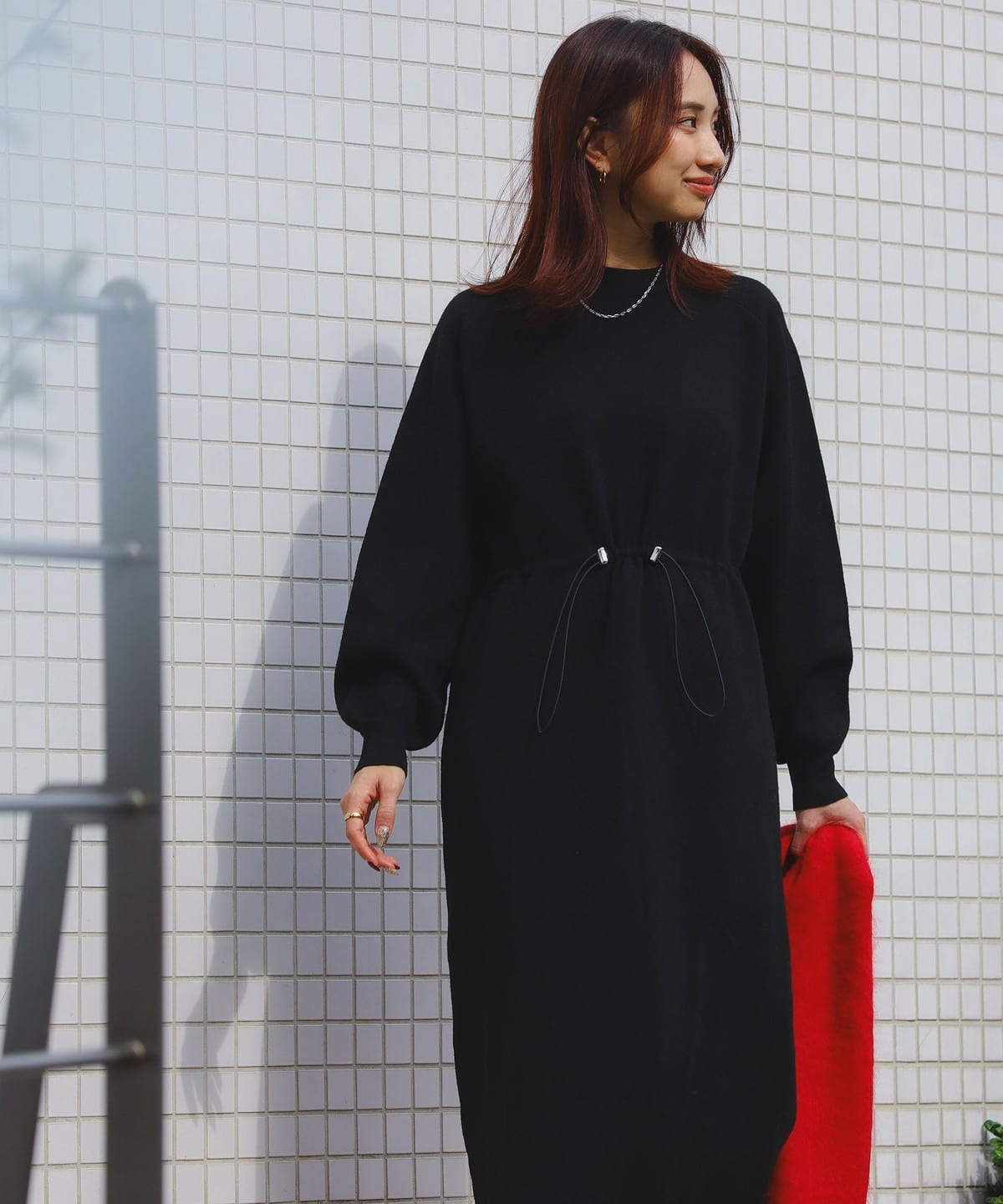 B:MING by BEAMS（ビーミング by ビームス）ニット ドローストリング