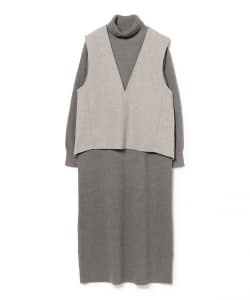 ベスト × タートルネック ワンピース セット（S～M）