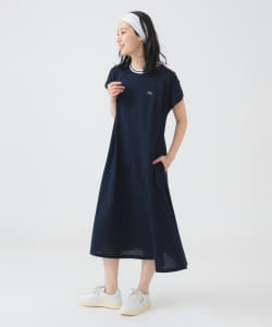 【別注】LACOSTE / カノコ クルーネック ワンピース（S～M）