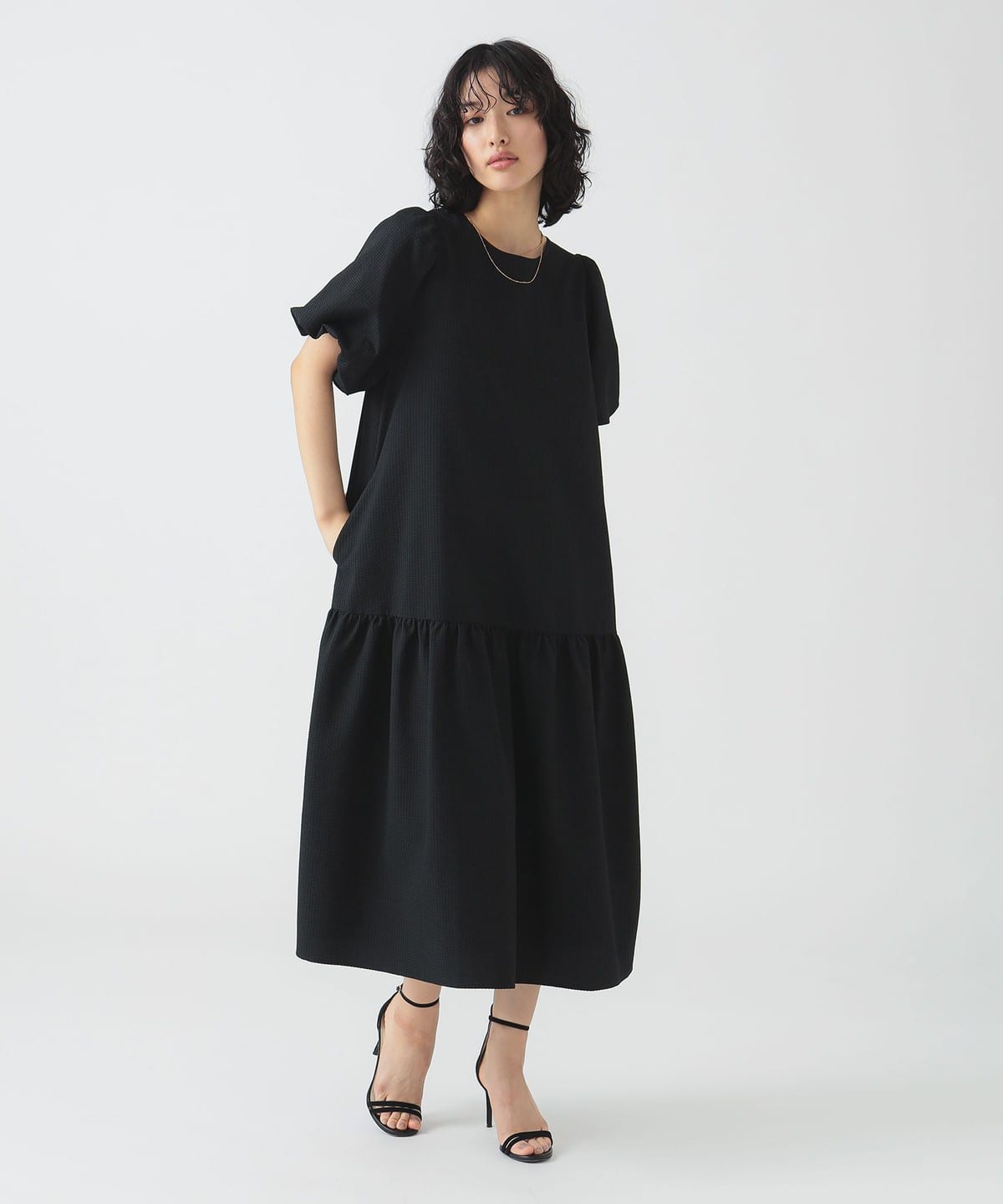 BEAMS HEART｜BEAMS HEART / スキッパー風 シャツワンピース