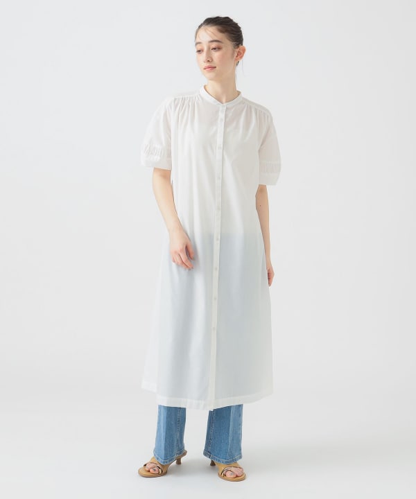 B:MING by BEAMS セットアップ　ワンピース　オフホワイトL セットアイテム】B:MING by BEAMS / ミニ裏毛 セットアップ