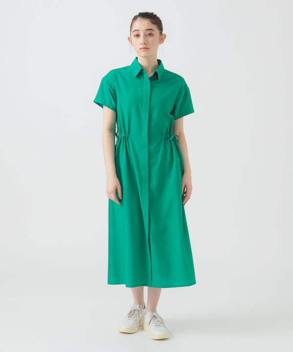 ボタニカル刺繍のサイドリボンワンピース 20%OFF】side ribbon onepiece～ｻｲﾄﾞﾘﾎﾞﾝﾜﾝﾋﾟｰｽ | flower