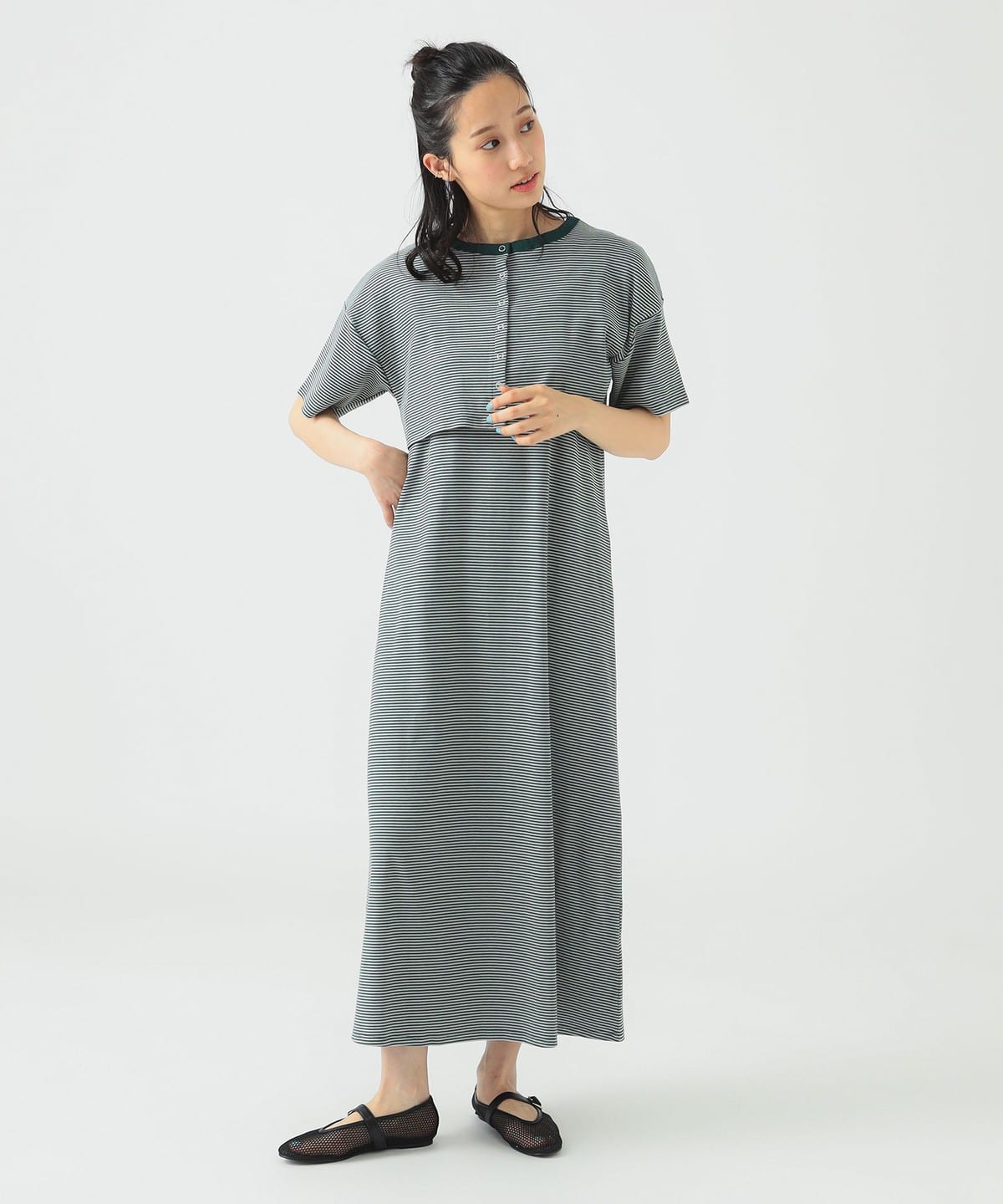 マルチWAY カーディガン × ワンピース(S M) ワンピース WOMEN GREEN M マルチWAY カーディガン × ワンピース(S M) ワンピース WOMEN GREEN M