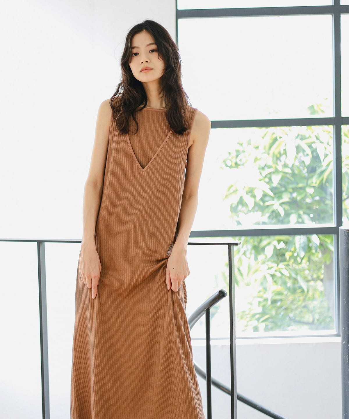 レイヤード ワンピース(S M) ワンピース WOMEN BEIGE S レイヤード ワンピース(S M) ワンピース WOMEN BEIGE S