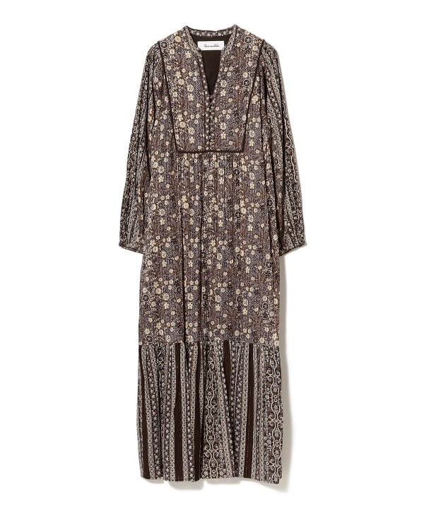 ワンピース Sara mallikaCottonJacquardFlowerPrint B:MING by BEAMS（ビーミング by ビームス）Sara mallika