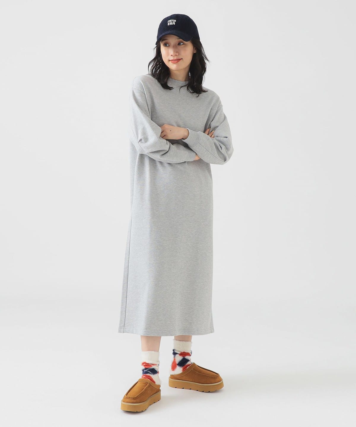 ビーミング by ビームス / BBB 吊り編み 裏毛 クルーネック スウェット