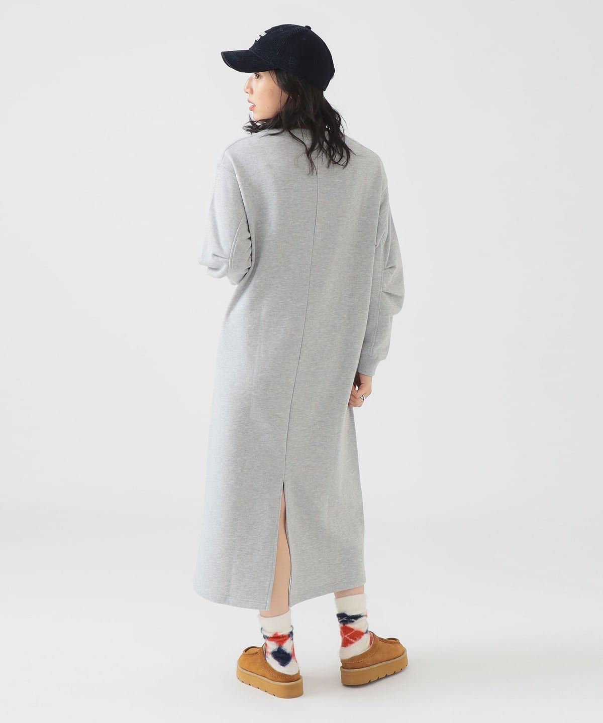 ＢＥＡＭＳＧＯＬＦ裏起毛ワンピース❤️ B:MING by BEAMS（ビーミング by ビームス）裏起毛 ドローストリング