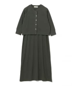 カーディガン × ワンピース セットアップ