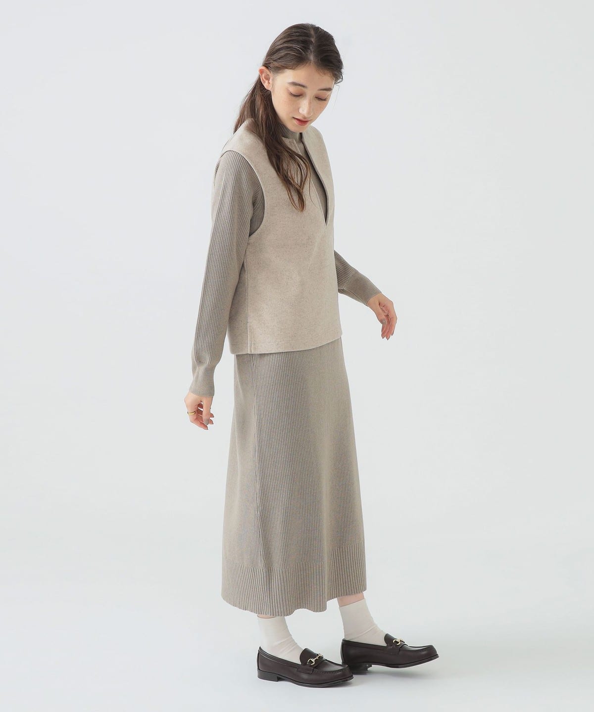 B:MING by BEAMS（ビーミング by ビームス）ベスト × ハイネック