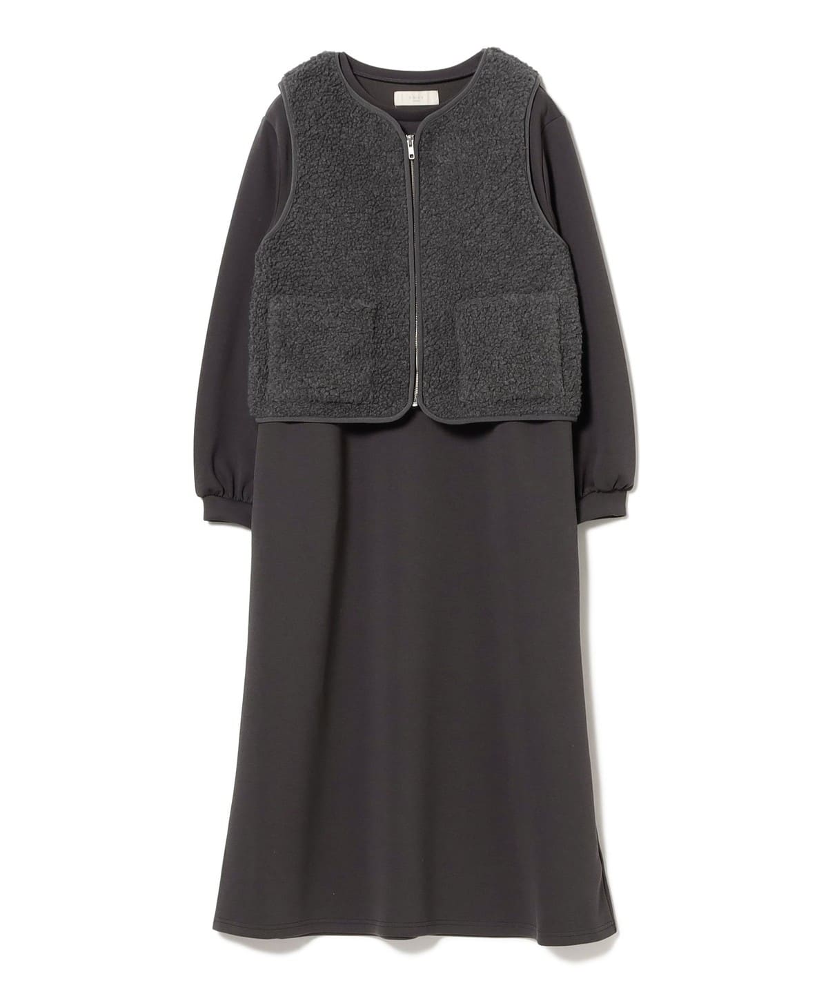 B:MING by BEAMS（ビーミング by ビームス）ボア ベスト × カット