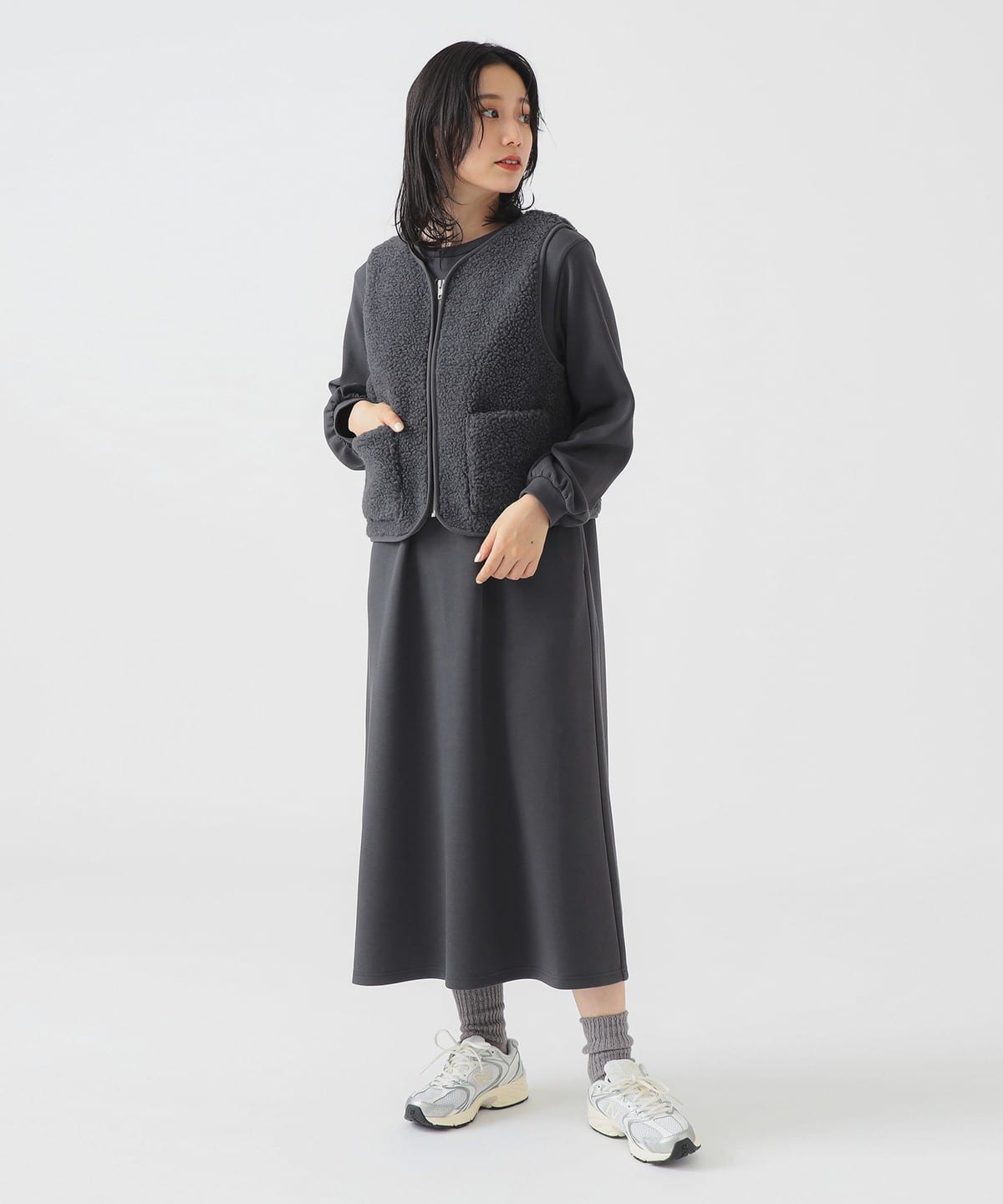 B:MING by BEAMS（ビーミング by ビームス）ボア ベスト × カット