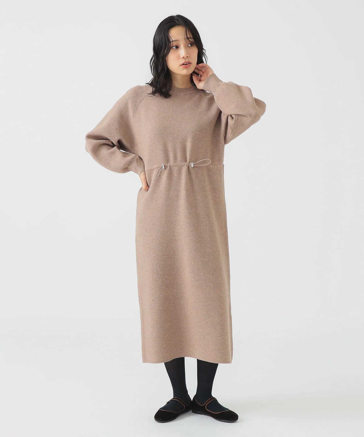 B:MING by BEAMS（ビーミング by ビームス）ニット ドローストリング