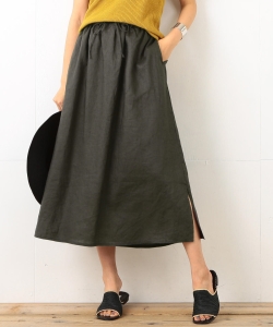 B:MING by BEAMS / リネンフレアスカート　17SS