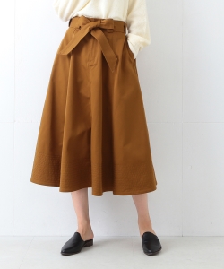 Dickies × B:MING by BEAMS / 別注リボンフレアスカート 17AW