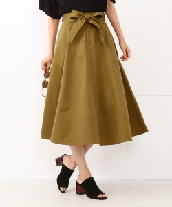 Dickies × B:MING by BEAMS / 別注リボンフレアスカート 17AW