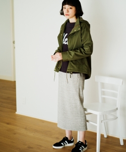 B:MING by BEAMS / 粗挽きテレコスカート 18SS