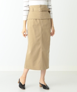 Dickies × B:MING by BEAMS / 別注 コルセット付 タイトスカート 18SS