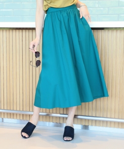 【洗える】B:MING by BEAMS / タイプライター フレアスカート 18SS