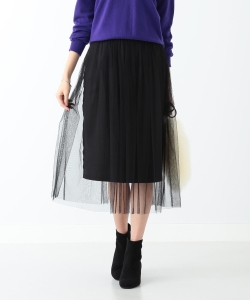 B:MING by BEAMS / リバーシブル チュールスカート 18AW