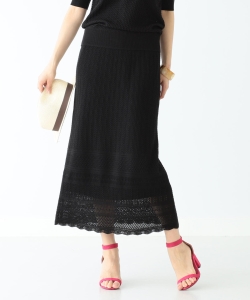 B:MING by BEAMS / 透かし柄 ニットスカート