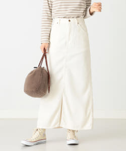 Lee × B:MING by BEAMS / 別注 スリット コーデュロイスカート