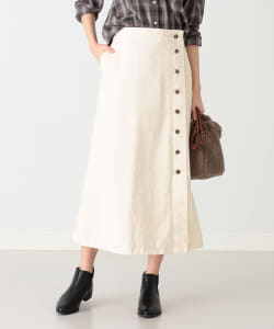 SOMETHING × B:MING by BEAMS / 別注 サイドボタン スカート