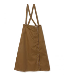 UNIVERSAL OVERALL × B:MING by BEAMS / 別注 サスペンダー付スカート