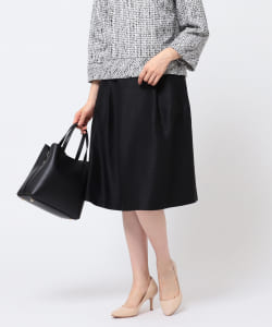 B:MING by BEAMS / シャンタン タックスカート 21MO