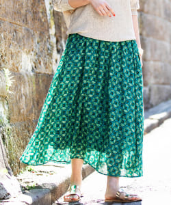 l'atelier × B:MING by BEAMS / プリント マキシスカート  20