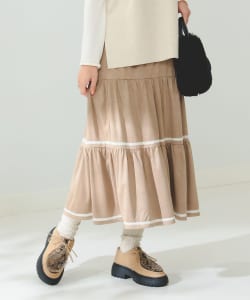 フェイク スエード スカート