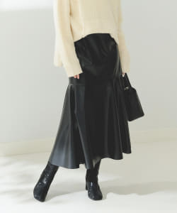 ▲B:MING by BEAMS / フェイクレザー マーメイド スカート