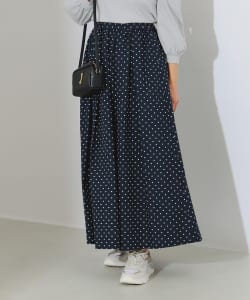 ギンガム & ドット スカート