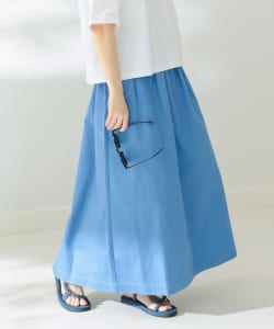 【別注】UNIVERSAL OVERALL / コットン混 ボリュームタック スカート