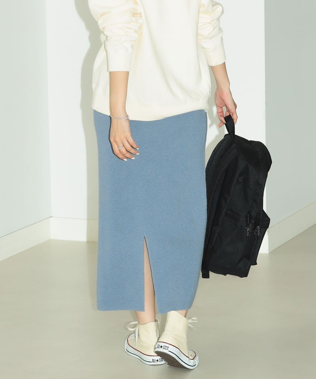 ウォッシャブル ウール ニットスカート スカート WOMEN STONE BLUE ONE SIZE ウォッシャブル ウール ニットスカート スカート WOMEN STONE BLUE ONE SIZE