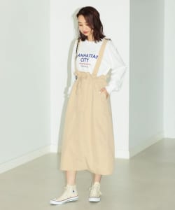 B:MING by BEAMS / シャーリング ジャンパースカート