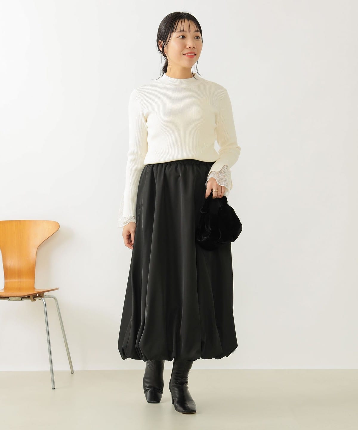 ポエムボヘミアンPoeme Bohemienバルーンスカート38 入荷情報] Poeme Bohemien 24-25AWコレクションが入荷しました