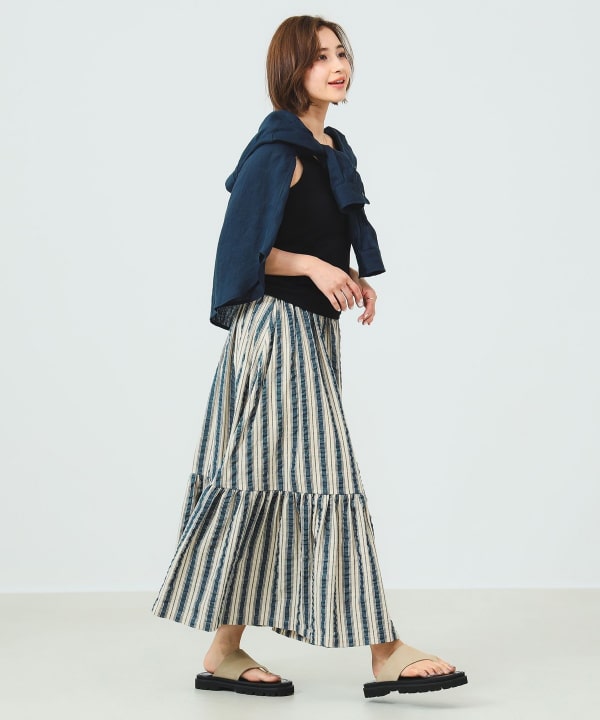 B:MING by BEAMS（ビーミング by ビームス）ストライプ ティアード  