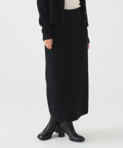 【+15%ポイントUP】ラメ ニット スカート