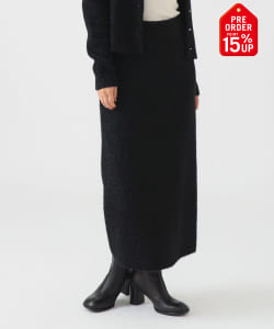 【+15%ポイントUP】ラメ ニット スカート
