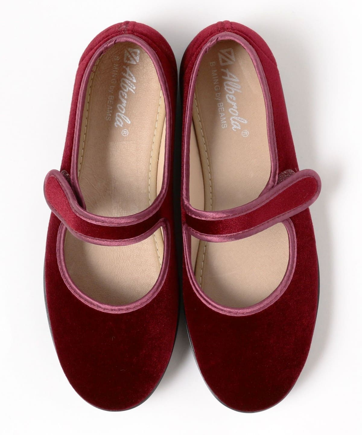 B:MING by BEAMS (B:MING by BEAMS) [Special order] ALBEROLA / Velvet Flat  Shoes (22.5-24.5cm) (Shoes Shoes) Available at BEAMS